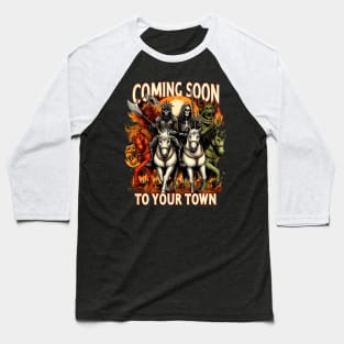 The Four Horsemen of the Apocalypse World Tour Baseball T-Shirt